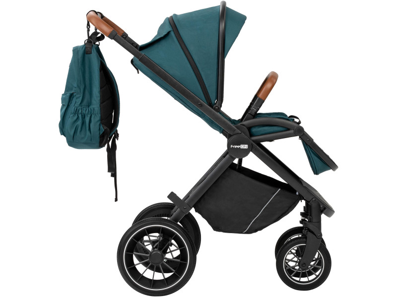 Коляска для дитини універсальна 3 в 1 FreeON JOY dark green, Фото 15