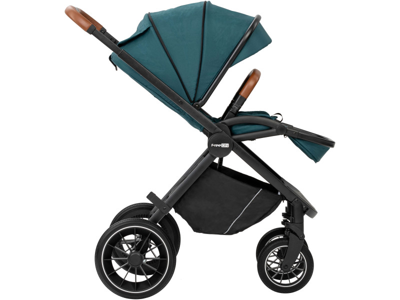 Коляска для дитини універсальна 3 в 1 FreeON JOY dark green, Фото 6