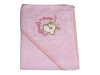 дитяче мачрове полотенце полотенце жирафік ЕКО ОК-01 рожевий, Фото 4