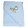 детское махровое полотенце Полотенце Черепашка EKO OK-02 голубое