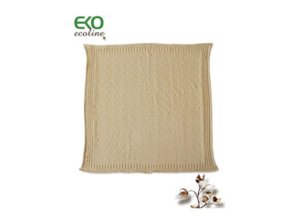 легкий плед Плед Хлопковый EKO dw-03 лен