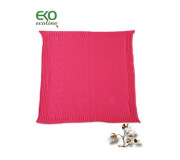 світлий плед Плед Хлопковий EKO dw-03 фуксія