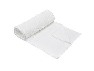 однослойное одеяло-плед, 75х85 см Плед РИС EKO ple-20 белый