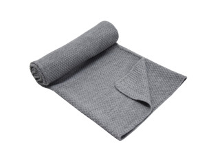 однослойное одеяло-плед, 75х85 см Плед РИС EKO ple-20 графит