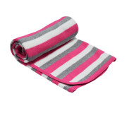 пов`язаний, одеяло-плед, 75х85 см Полосатий Плосатий ЕКО пле-23 малина