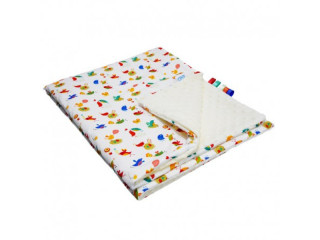 Дитячий розвиваючий  плед 100×80 см “Пташки” Minky EKO PLE-33