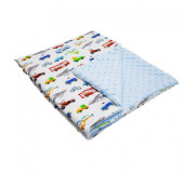Дитячий розвиваючий плед 100×80 см “Авто” Minky EKO PLE-33