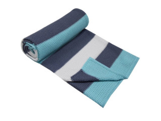 Дитячий легкий плед із бамбукового волокна 80×100 см “Bambuk” ECO PLE-37 бірюзовий