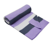 Дитячий легкий плед із бамбукового волокна 80×100 см “Бамбук” ЕКО PLE-37 фіолетовий