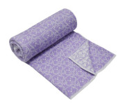 легкий плед из волокна бамбука 80х100 Плед Бамбук EKO ple-38 фиолетовый