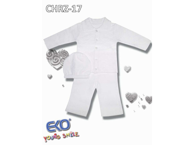 кофта, штани й шапочка Комплект для крещення ECO CHRZ-17, Фото 1