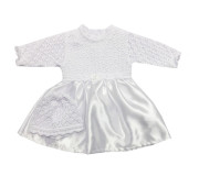 Платье и шапочка Комплект для крещення ECO CHRZ-35