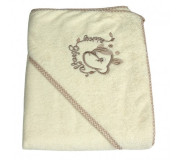 дитяче мачрове полотенце Полотенце Жирафик ECO OK-01 кремовий