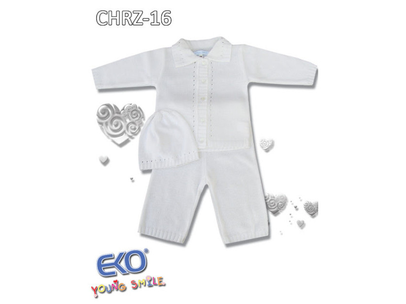 кофта, штаны и шапочка Комплект для крещения EKO CHRZ-16, Фото 3