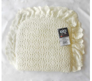 Дитяча подушка в колі або кривава подушка Ажурная ЕКО ПО-03 бежевий