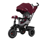 Велосипед триколісний TILLY CAYMAN з пультом і посильоною рамою T-381/7 Червоний льон /1/