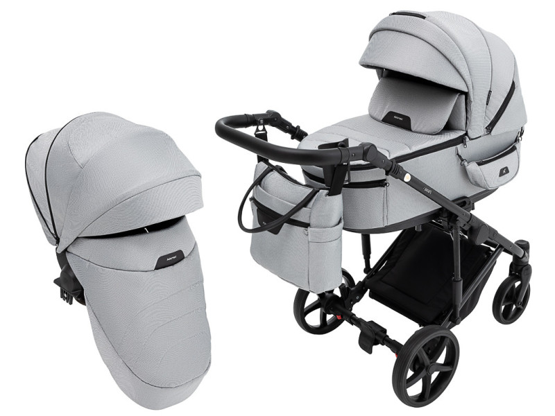 Коляска 2 в 1 Adamex Zico Tip TK-83 сірий, Фото 1