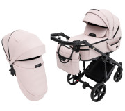 Коляска 2 в 1 Adamex Zico Eco Sa-15 рожевий пудра