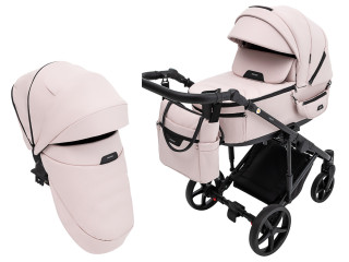 Коляска 2 в 1 Adamex Zico Eco Sa-15 розовый пудра