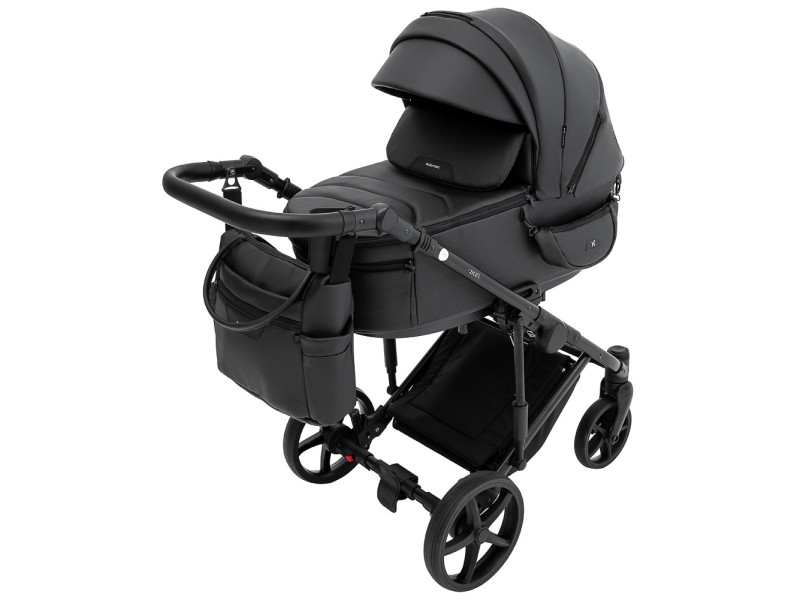 Коляска 2 в 1 Adamex Zico Eco Sa-2 чорний, Фото 3