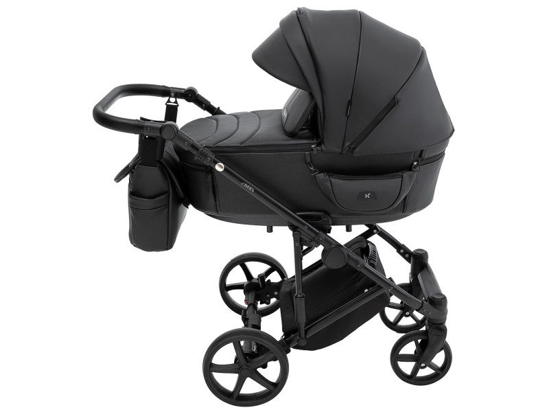 Коляска 2 в 1 Adamex Zico Eco Sa-2 чорний, Фото 4