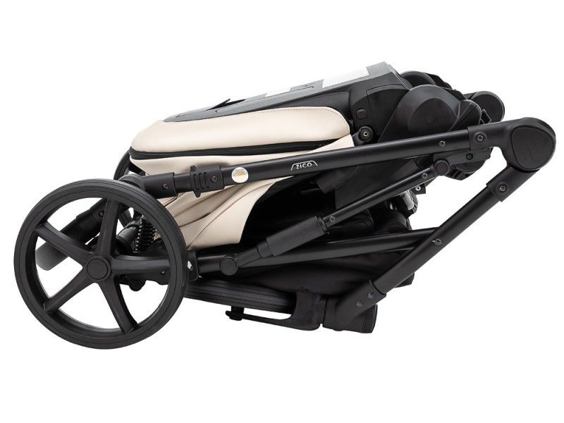 Коляска 2 в 1 Adamex Zico Eco Sa-8 бежевий, Фото 11