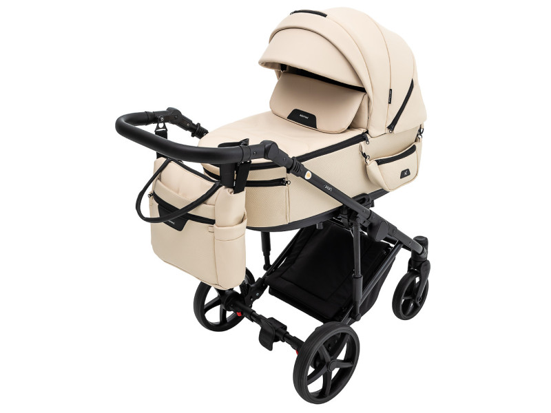 Коляска 2 в 1 Adamex Zico Eco Sa-8 бежевий, Фото 3