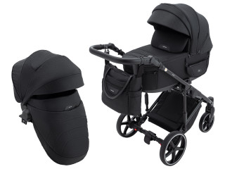 Коляска 2 в 1 Adamex Ziko Lux TK-53 чорний