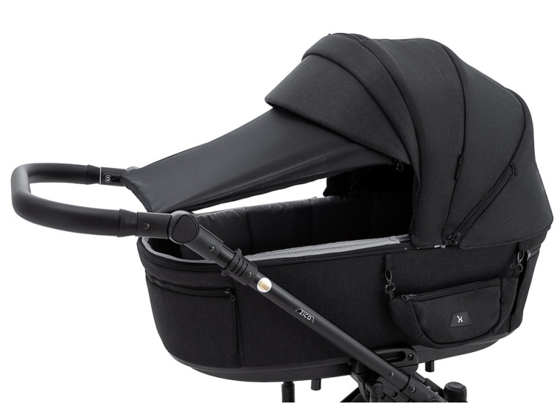 Коляска 2 в 1 Adamex Ziko Lux TK-53 чорний, Фото 7