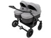 Коляска 2 в 1 для двойни Bair Sorento DUO BS-02 серый / графит, Фото 10