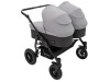 Коляска 2 в 1 для двойни Bair Sorento DUO BS-02 серый / графит, Фото 12