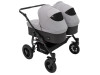 Коляска 2 в 1 для двойни Bair Sorento DUO BS-02 серый / графит, Фото 13