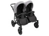Коляска 2 в 1 для двойни Bair Sorento DUO BS-02 серый / графит, Фото 15
