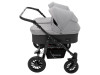 Коляска 2 в 1 для двійні Bair Sorento DUO BS-02 сірий / графіт, Фото 11