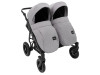 Коляска 2 в 1 для двійні Bair Sorento DUO BS-02 сірий / графіт, Фото 14