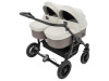 Коляска 2 в 1 для двойни Bair Sorento DUO BS-03 слоновая кость / капучино, Фото 10