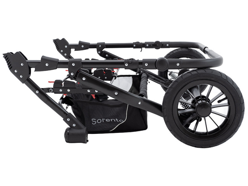 Коляска 2 в 1 для двойни Bair Sorento DUO BS-03 слоновая кость / капучино, Фото 9