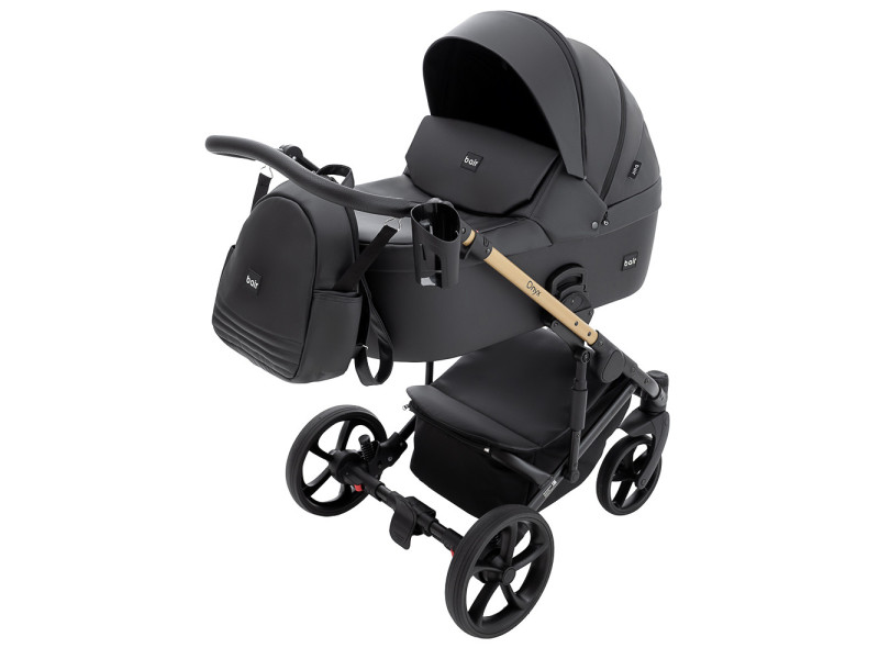 Коляска 2 в 1 Bair Onyx ECO OE-01 чорний, Фото 3