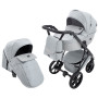 Коляска 2 в 1 Bair Lion BL-01 светло-серый