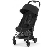 Коляска Coya Matt Black Sepia Black