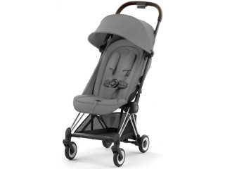 Коляска Coya Chrome Dark Brown Mirage Grey