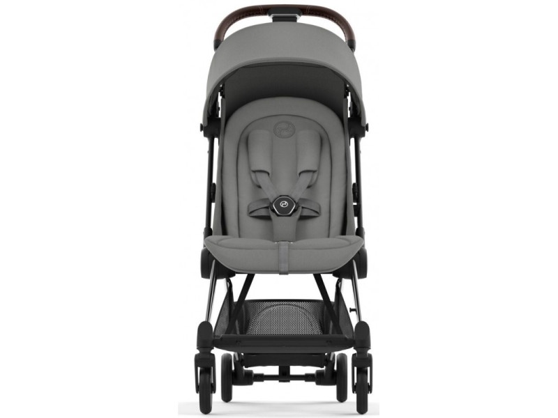 Коляска Coya Chrome Dark Brown Mirage Grey, Фото 3