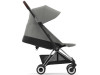 Коляска Coya Chrome Dark Brown Mirage Grey, Фото 16