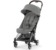 Коляска Coya Chrome Dark Brown Mirage Grey