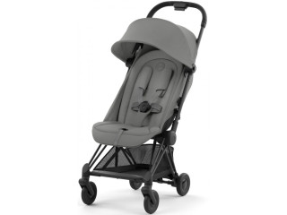 Коляска Coya Matt Black Mirage Grey