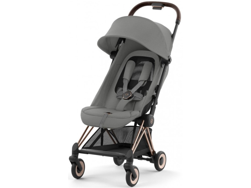 Коляска Coya Rosegold Mirage Grey, Фото 4