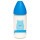 Пляшечка скляна, 240 мл, 3-позиційна соска, "Сенс життя"/синій ведмідь