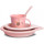 Набір посуду для годування "Лісові історії"/ рожевий