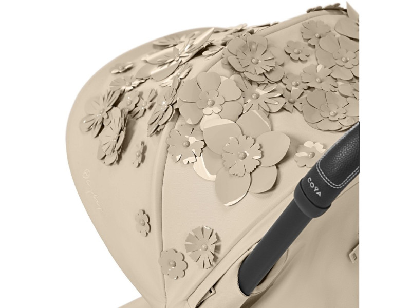 Коляска Coya Matt Simply Flowers Beige, Фото 6
