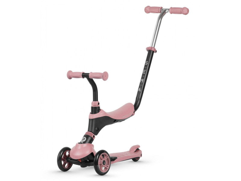 Самокат триколісний дитячий 5 в 1 Sema Pink, Фото 1
